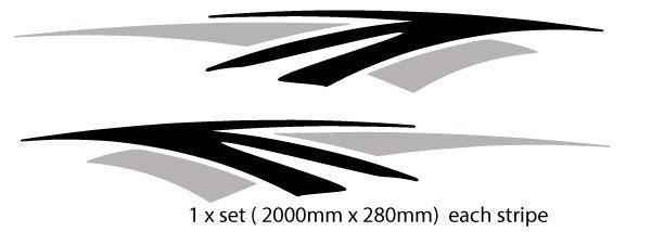 VEHICLE STRIPE 001 FOR BOAT, RV MOTORHOME OR OTHER LARGE VEHICLE