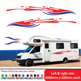 Sleek Vehicle Stripe Decal for Boats, RVs, Motorhomes & Large Vehicles - Custom Design variety of colours available custom