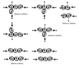 Vehile Pinstripe scroll vinyl sticker decal set car sticker horse float