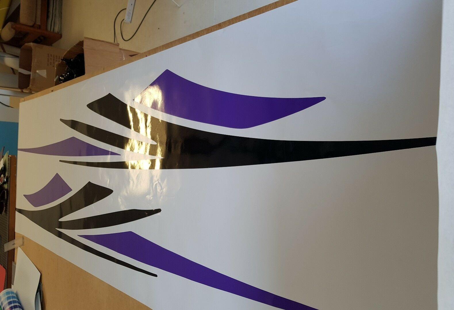 Vehicle stripes for motorhome , campervan , boat
