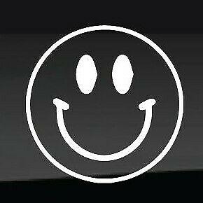 Vibrant Smiley Sticker for Car, Laptop, and More – Choose from White, Pink, or Black!