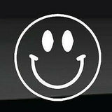 Vibrant Smiley Sticker for Car, Laptop, and More – Choose from White, Pink, or Black!