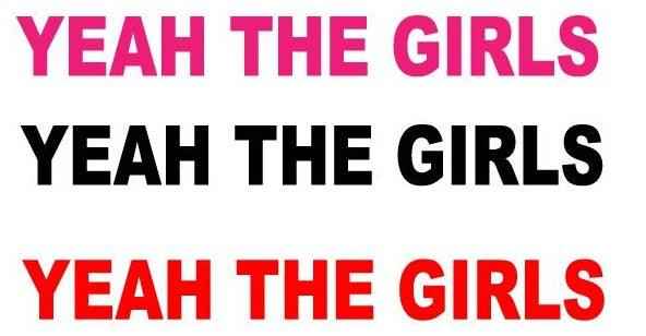 Yeah The Girls Vehicle Windscreen Decal 900mm