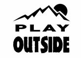 play outside motorhome decal, 4wd sticker