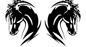 Horse Head Decal Large (set of 2)