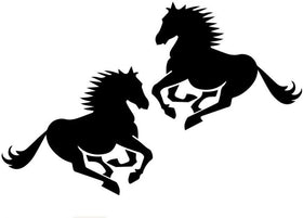 Galloping Horse Decal Large (set of 2)