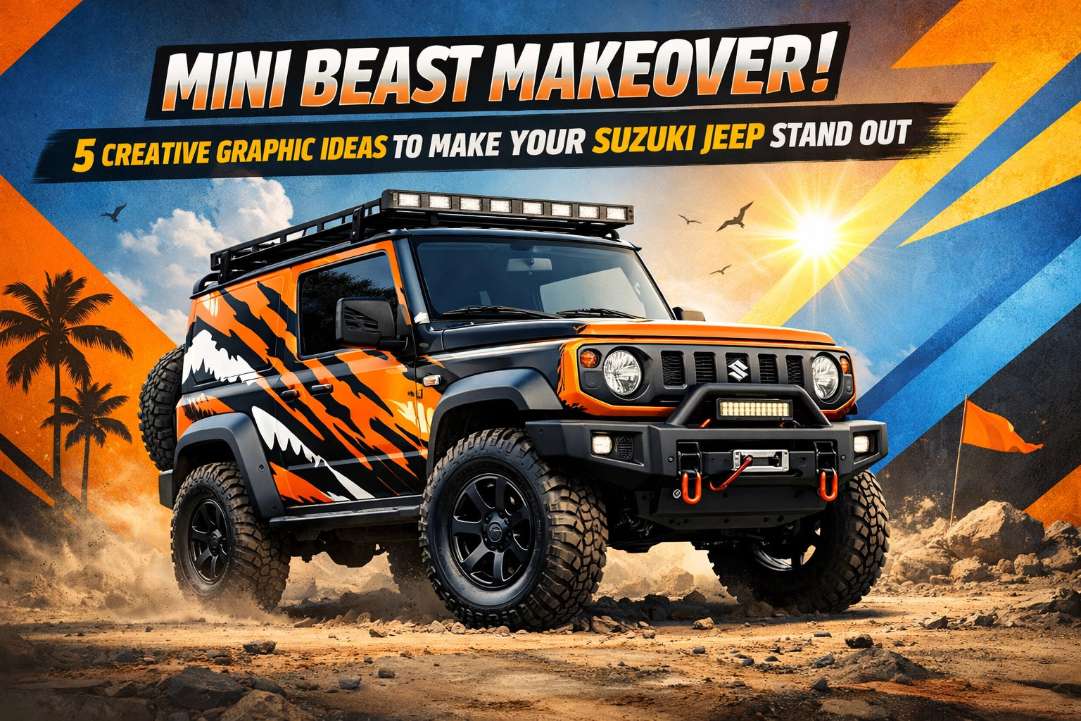 Suzuki Jeep Custom Graphics: Transform Your Ride Today! – Mega Sticker ...