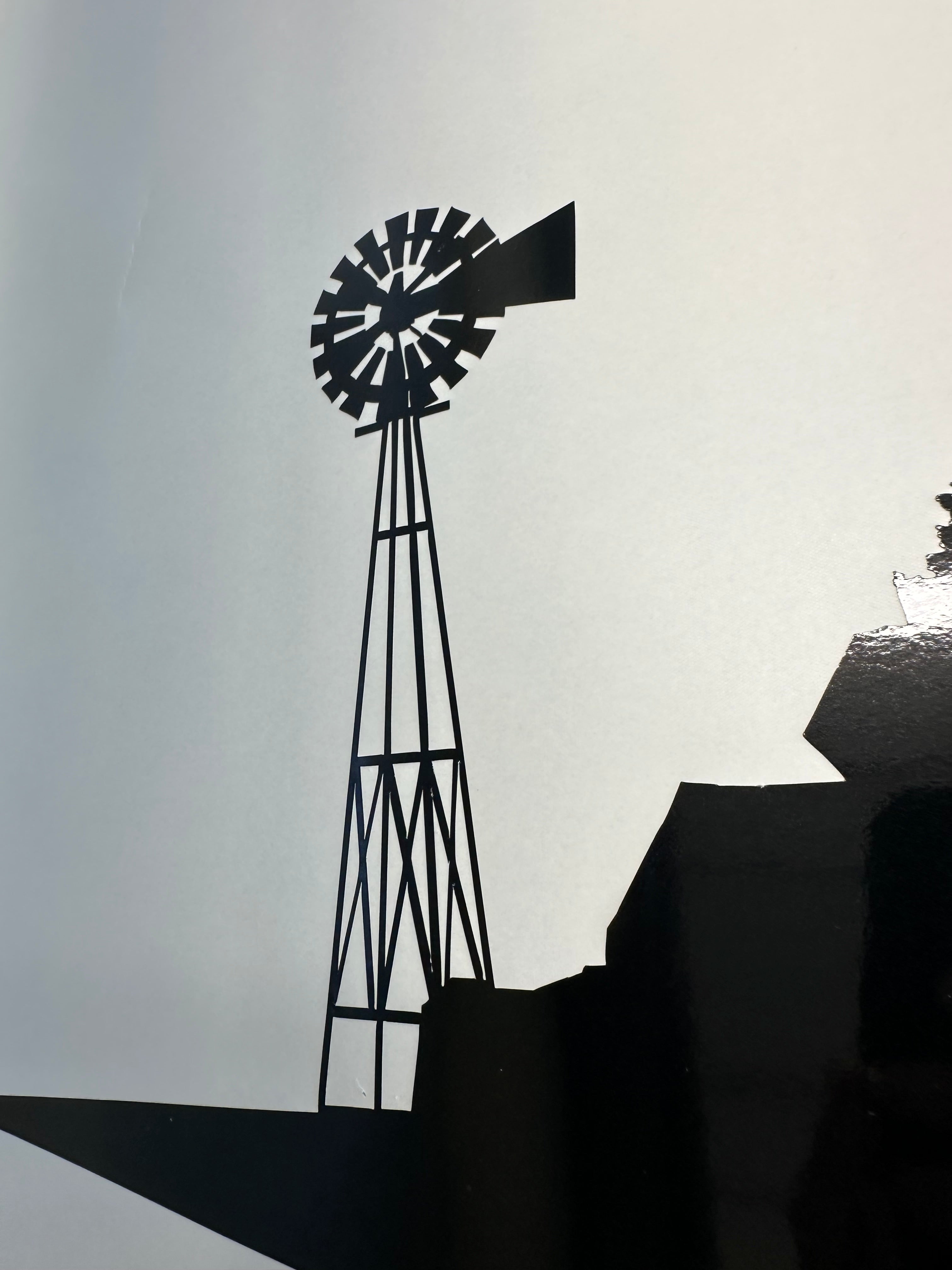 KANGAROO STRIPES WITH WINDMILL AND SOUTHERN CROSS, Boat RV Campervan, Motorhome