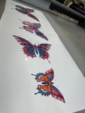Large Butterfly set Sticker decal  car , camper, RV Motorhome, 4x4 ,patterned