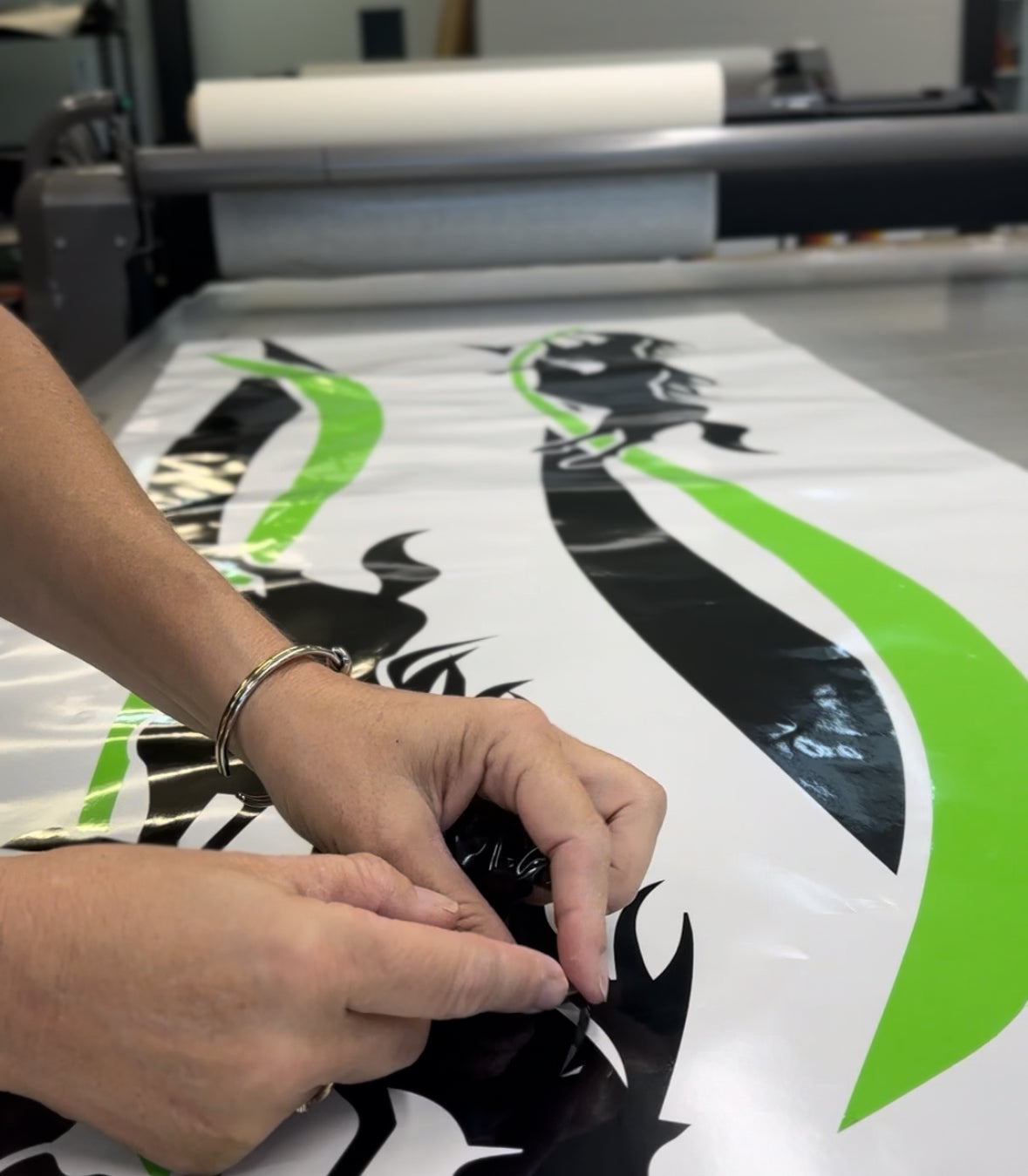 Popular Horse float trailer STRIPE DECALS stickers  1600mm wide  design 004 d