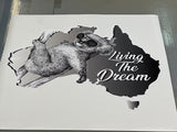 Koala Australian Map sticker decal Motorhome, vehicle, camper , truck, van Living the dream