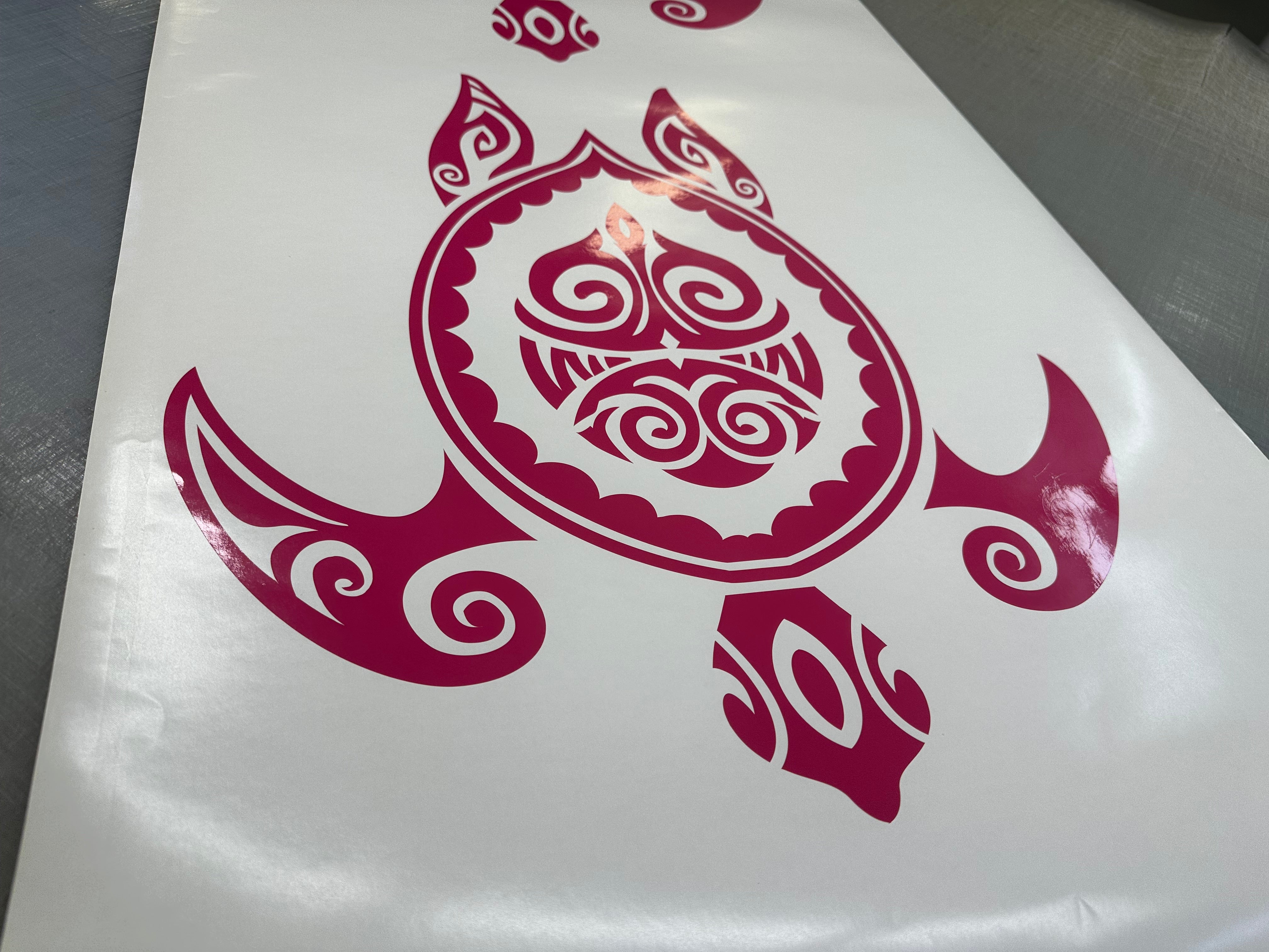 LARGE Turtle Vehicle sticker decal for car, boat , RV motorhome, caravan 4x4