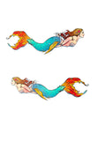 2 x Mermaids sticker popular laptop, skateboard, car sticker, window sticker laptop