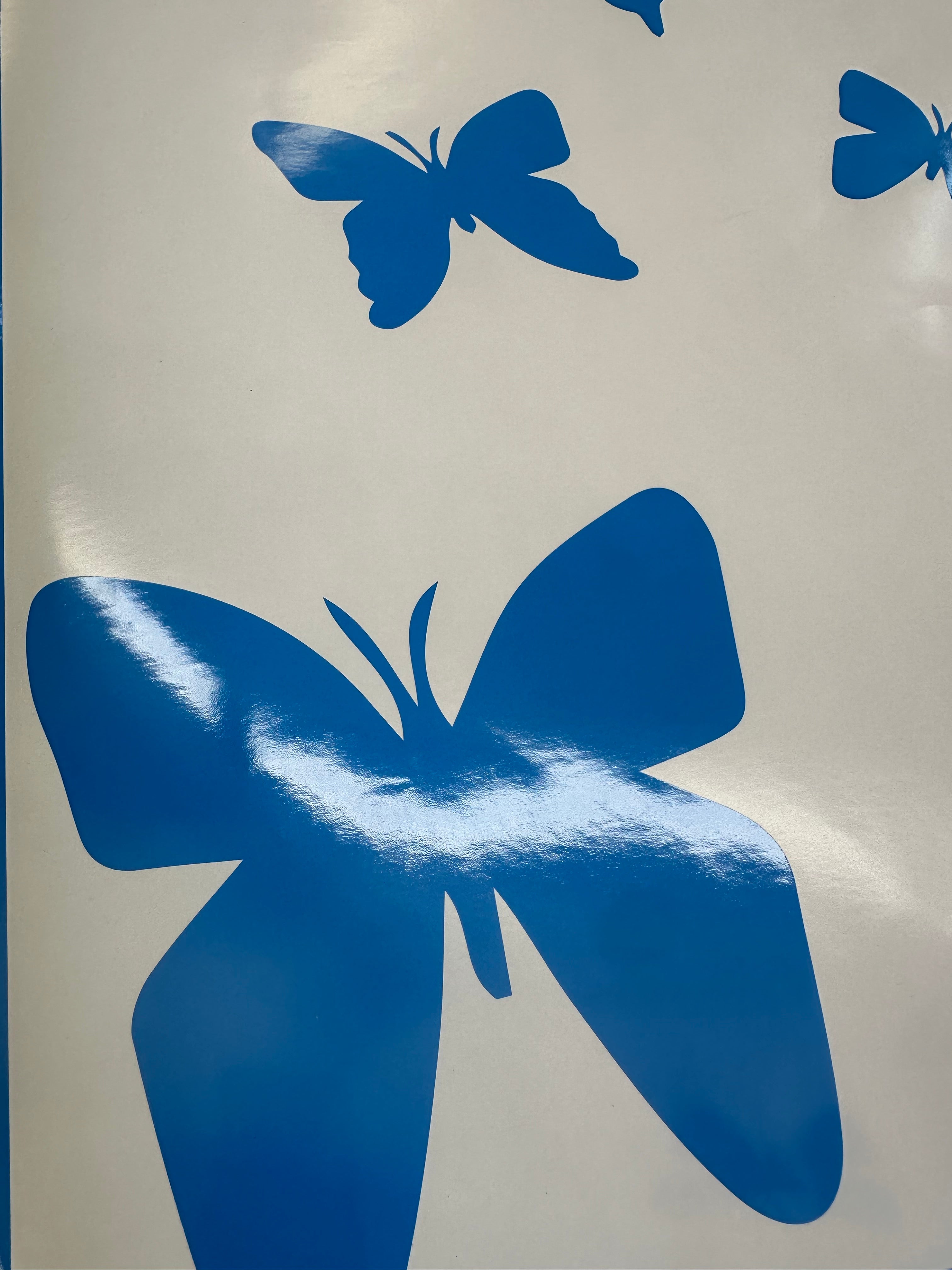 Glass Pool Fence Safety Decals Butterflies, window decals