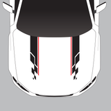 Durable Vehicle Hood Decals | Unique Bonnet Graphics pin stripe