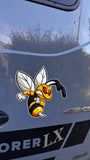 Large Angry Bee , Hornet sticker decal for RV Motorhome,, truck, ute, 4x4 vehicl