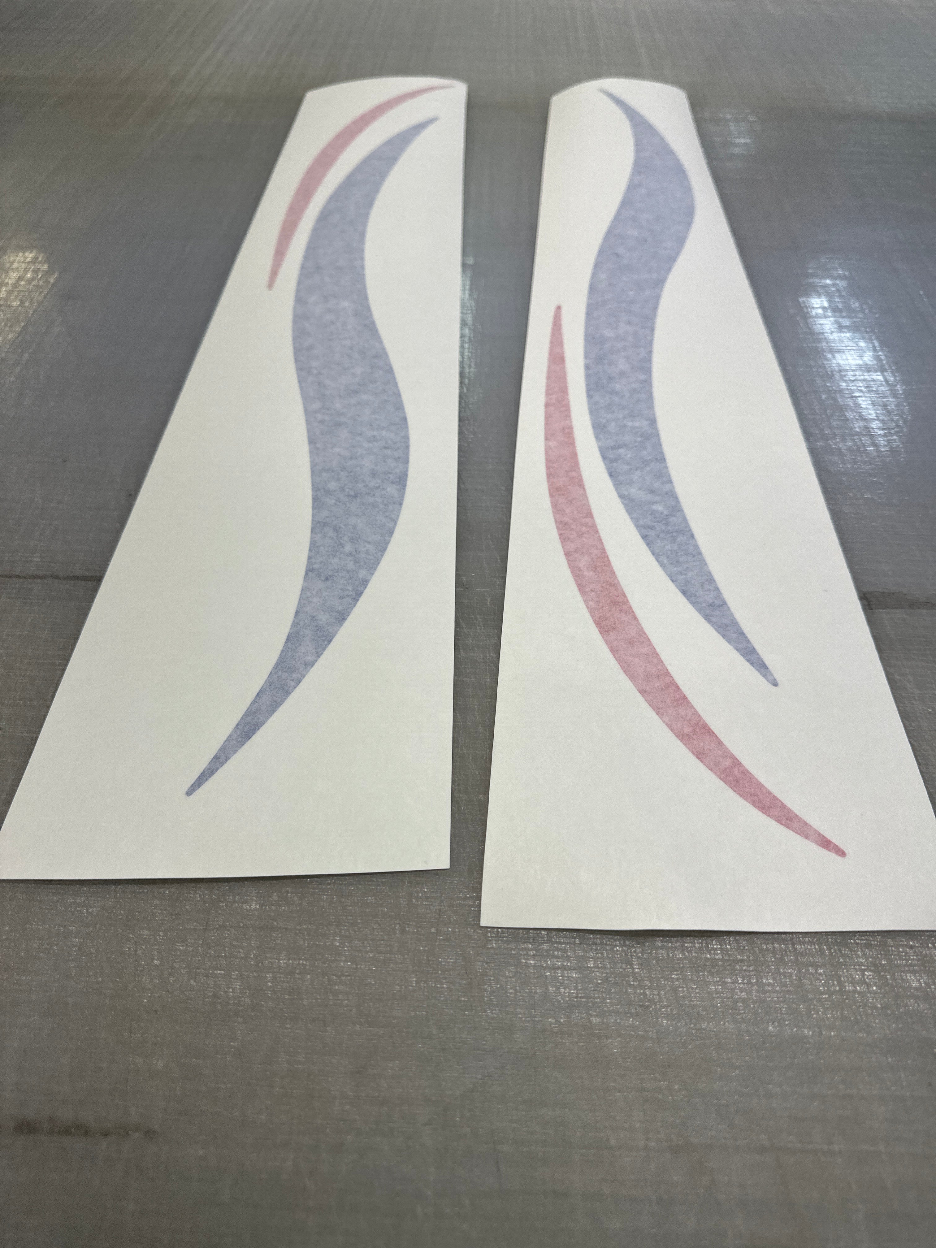 Large Stripes for RV motorhomes or other vehicle stripes 2600mm