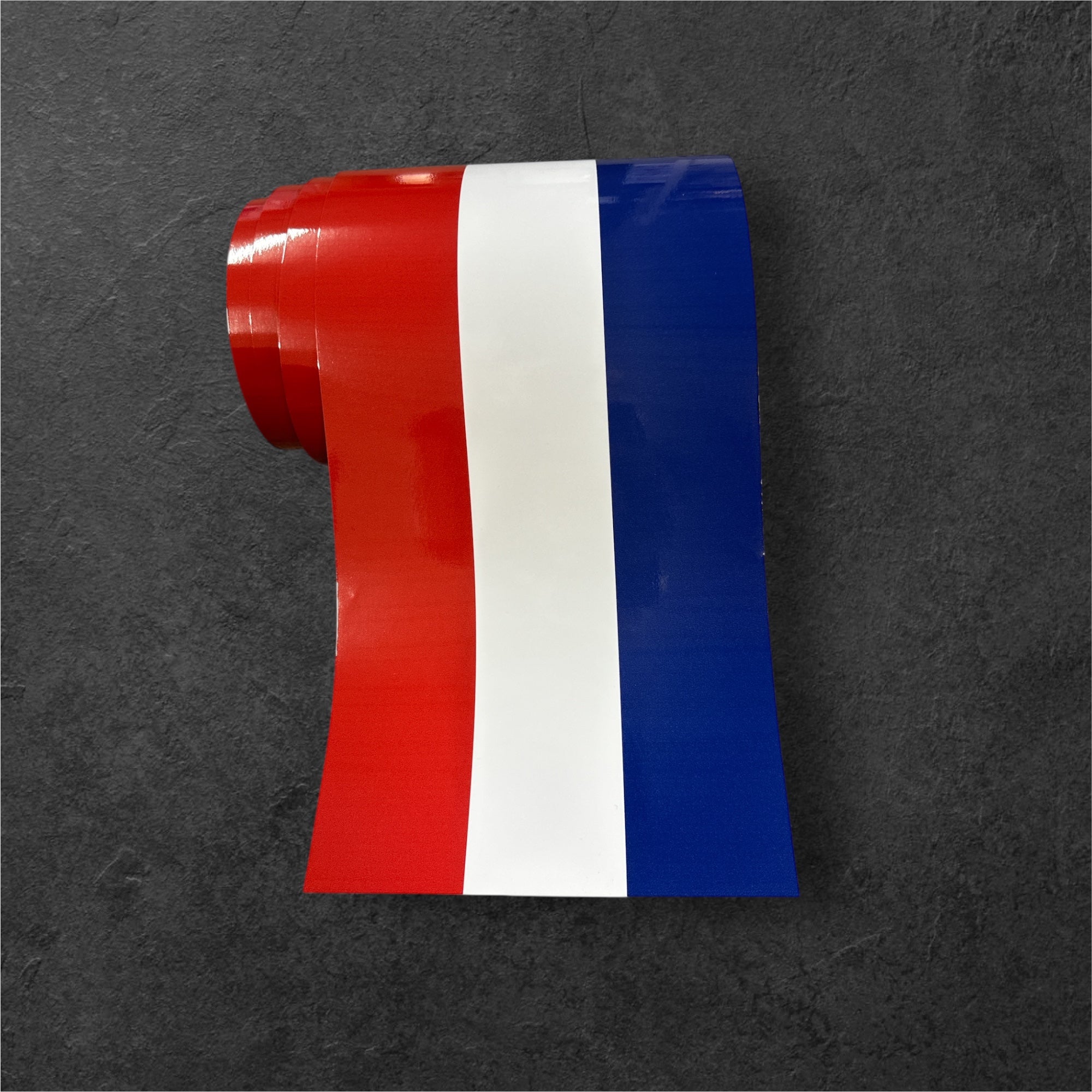 Patriotic Red White Blue Van Stripe: Gloss Vinyl Exterior Decal in Custom Sizes
