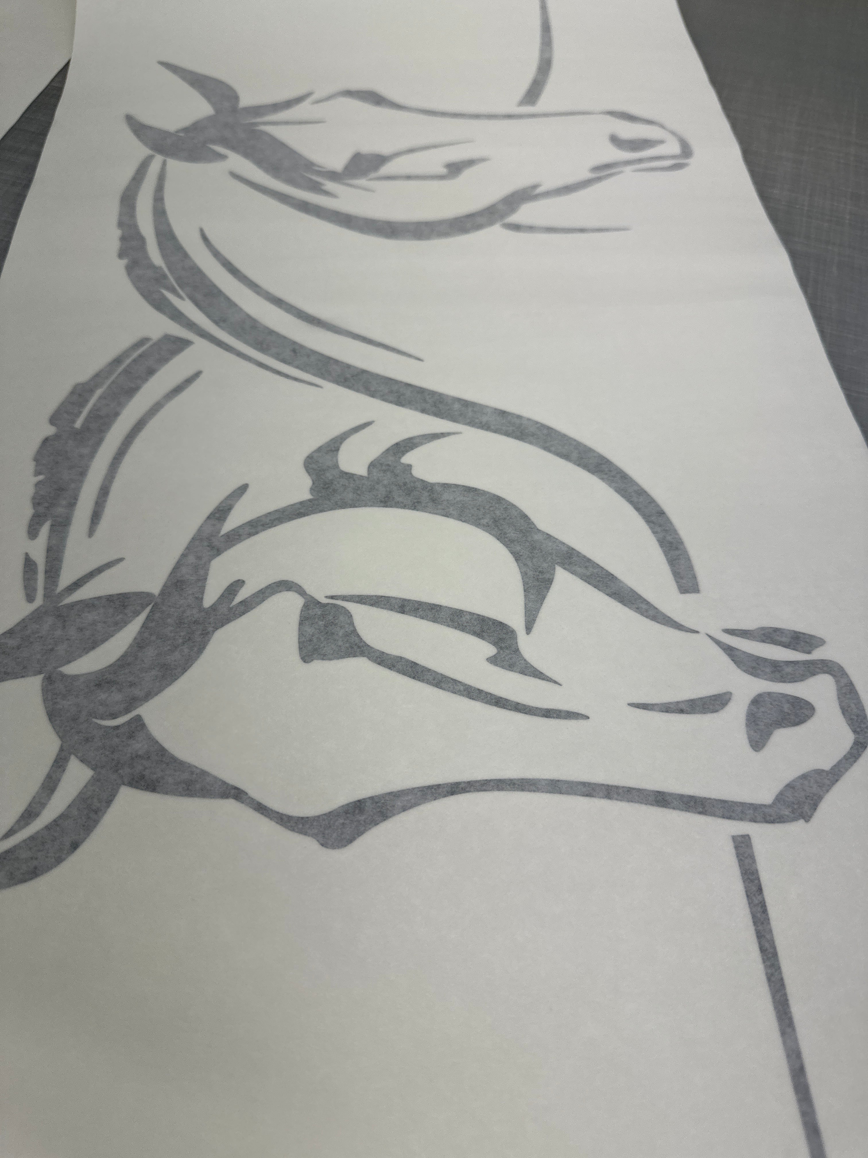 Horses Heads Horses on Board Horse Float Decals for Horse Trailer truck stickers