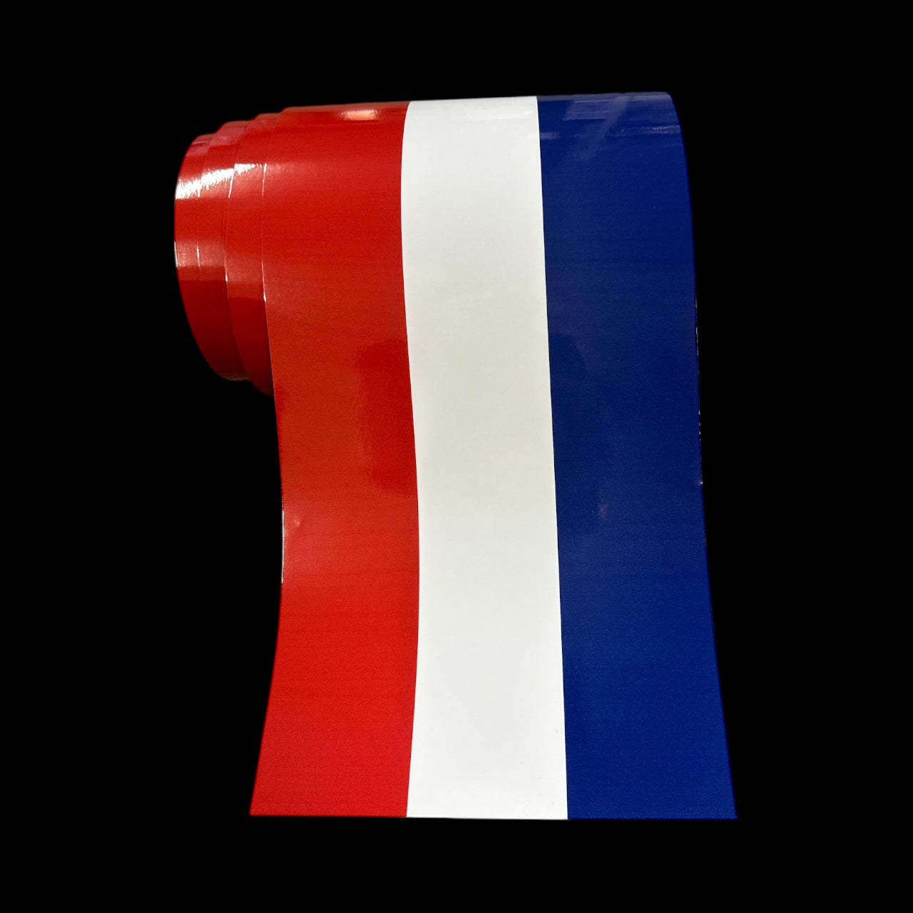 Patriotic Red White Blue Van Stripe: Gloss Vinyl Exterior Decal in Custom Sizes