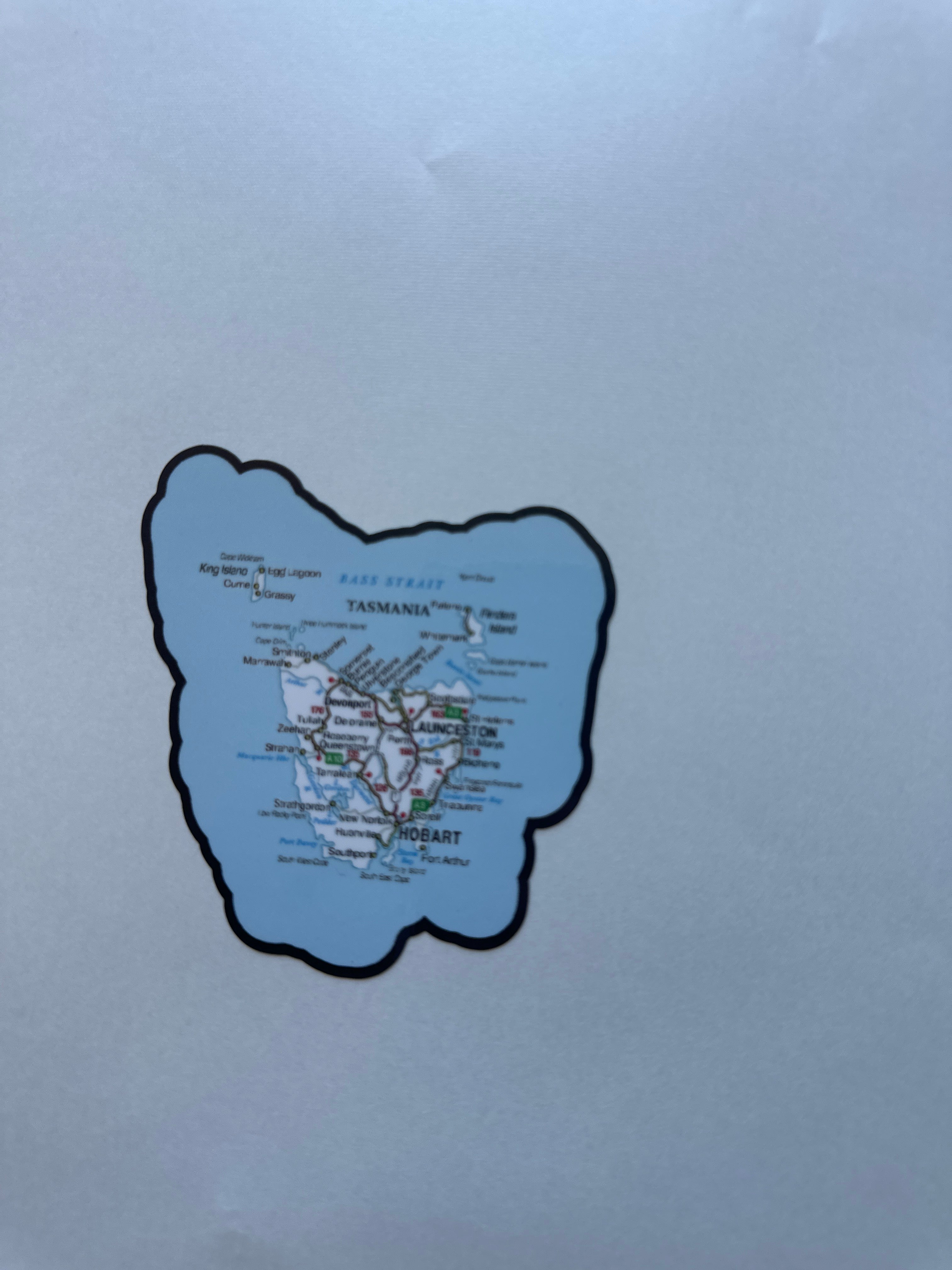 Picnic table road map Australia motorhome camper caravan decal