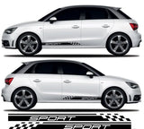 Universal Racing stipe vehicle decal