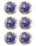 Made in Australia Sticker with Aussie Flag, Vinyl Car Bumper Decal for 4x4 Truck Motorhome, Australian Made Product Label