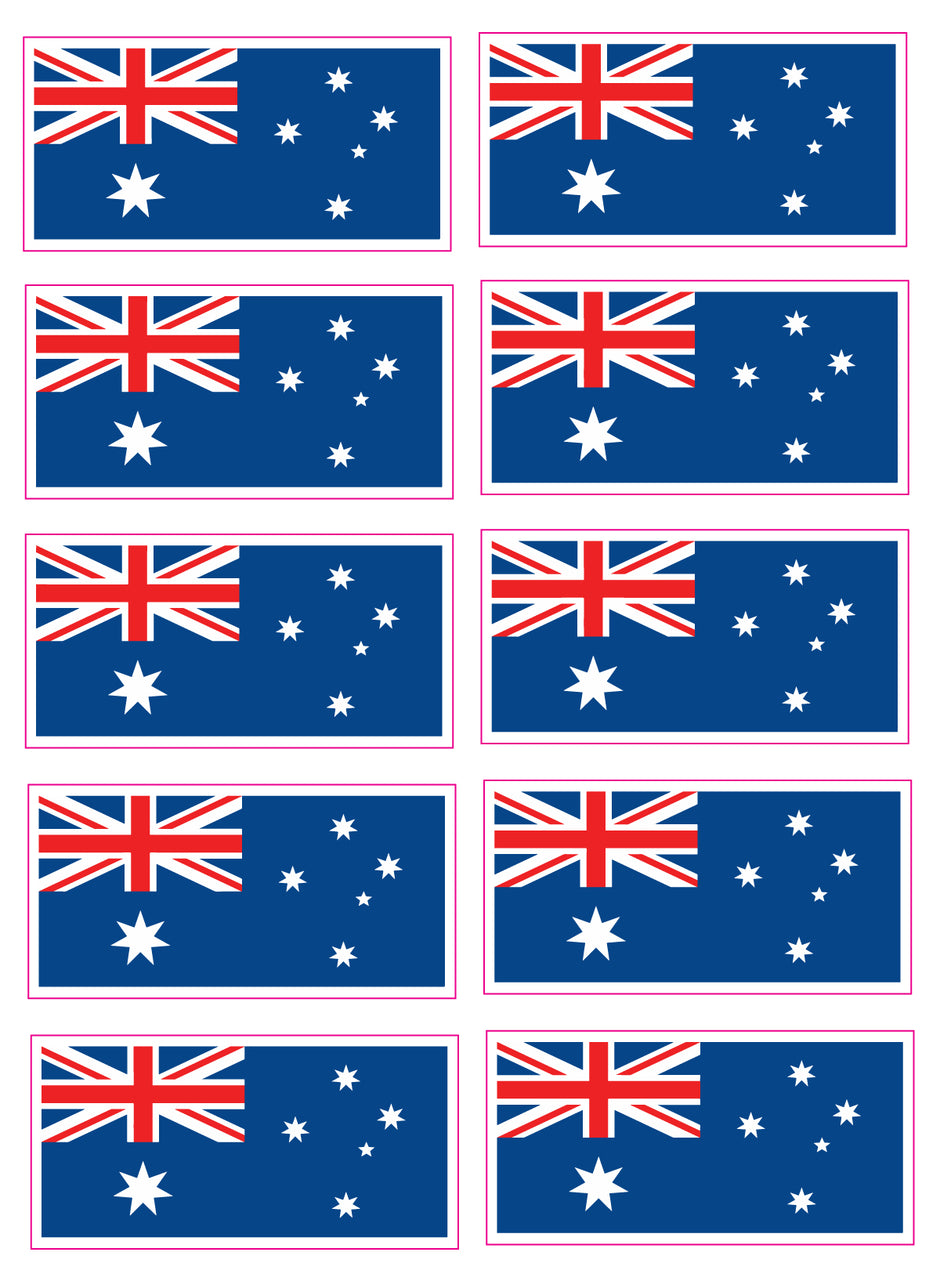 Australian Flag Sticker Decals vehicles windows cars truck trailer ...