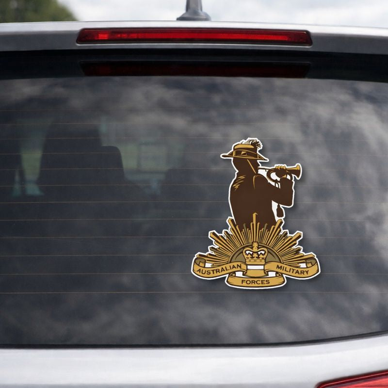Australian Military Forces Car Sticker Decal, Army Bumper Vinyl for Vehicles, Large Patriotic Support Decal Various Sizes