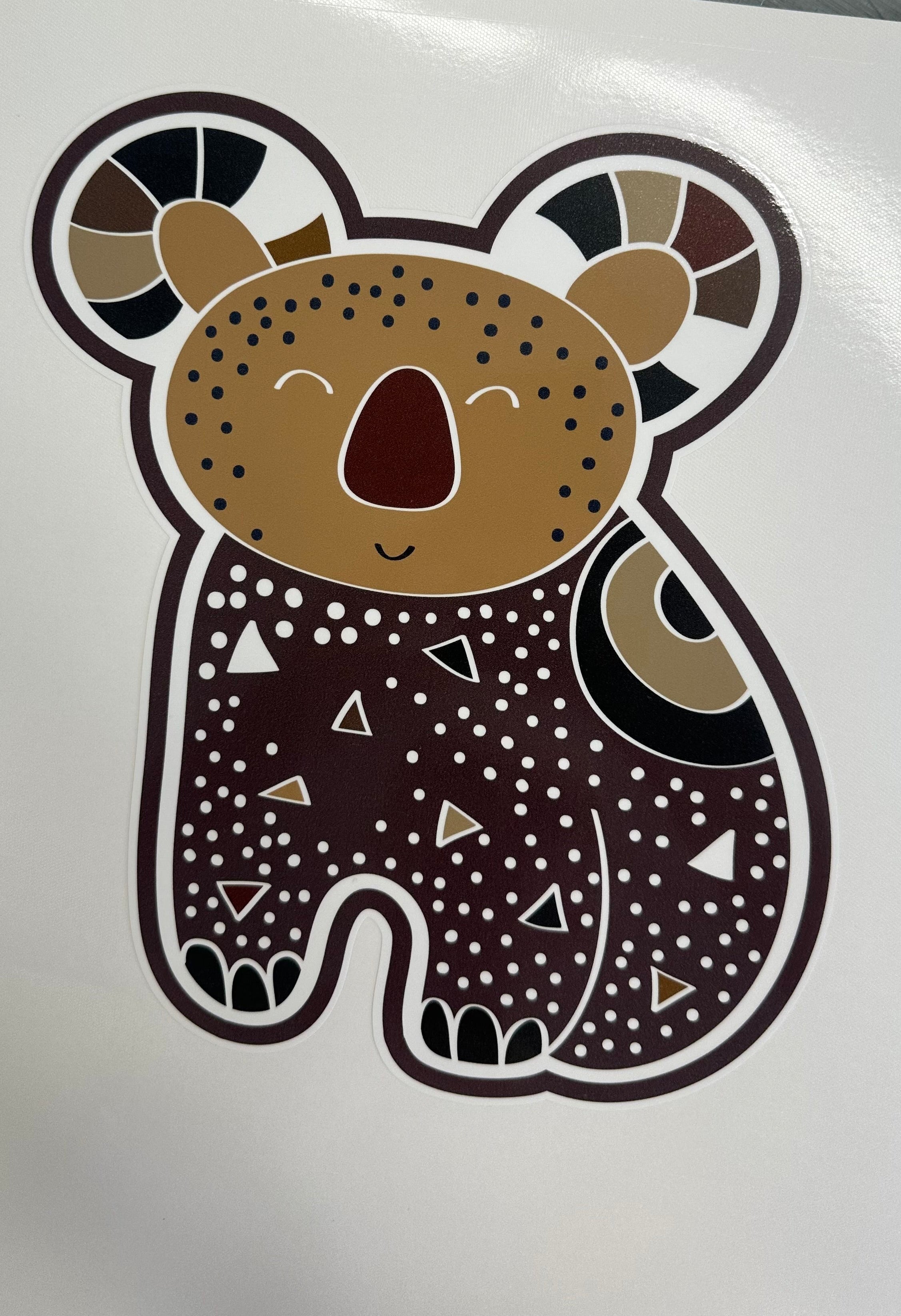 Abstract Koala Sticker decal  car , camper, RV Motorhome, 4x4