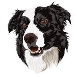 Border Collie car sticker decal window sticker vehicle sticker