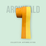 Retro Orange Yellow Van Stripe: Weatherproof Vinyl Exterior Decal in Custom Sizes