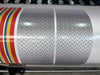 Steel checkerplate Pinstripe vehicle sticker decal car motorhome van life 4x4 4wd stripe graphic - Mega Sticker Store