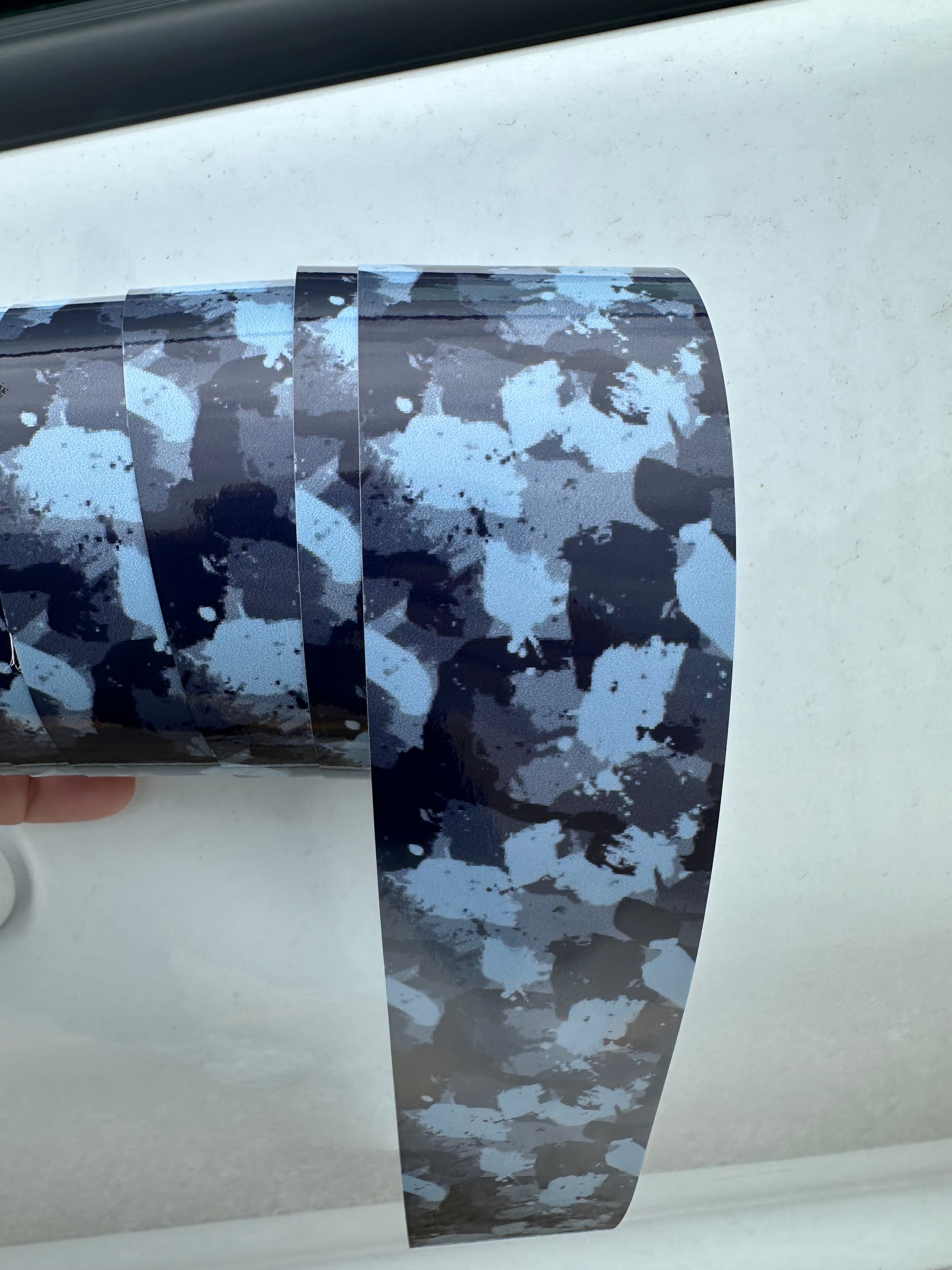 Splatter  Camo Blue camouflage Pinstripe vehicle sticker decal car motorhome van life  4x4 4wd stripe graphic