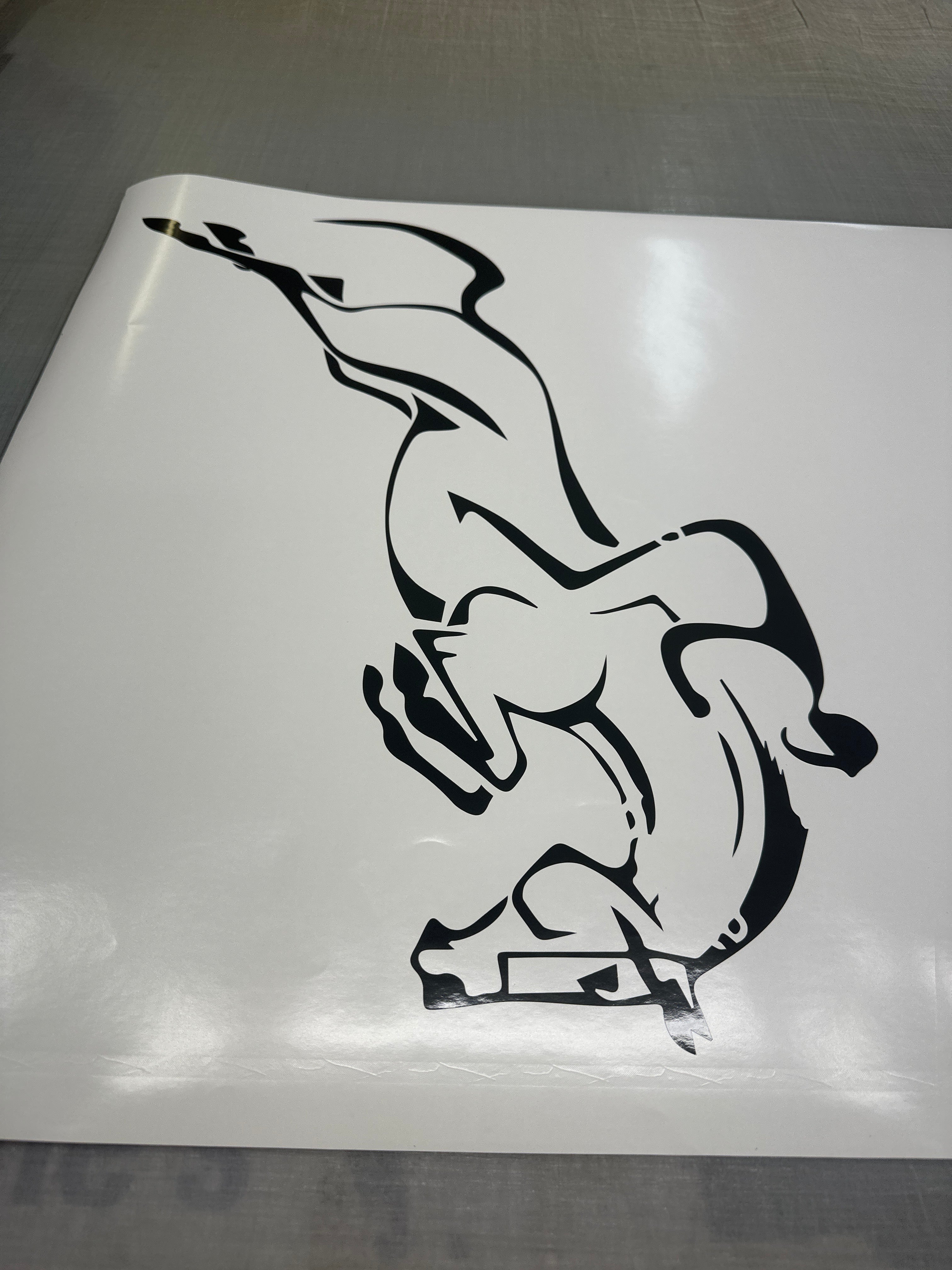 RACING HORSE JUMPING DECAL POPULAR HORSE FLOAT TRAILER STICKERS 002