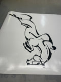 RACING HORSE JUMPING DECAL POPULAR HORSE FLOAT TRAILER STICKERS 002