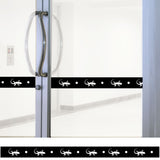 Glass door safety stickers , Door strips, Window film home or office Etched film