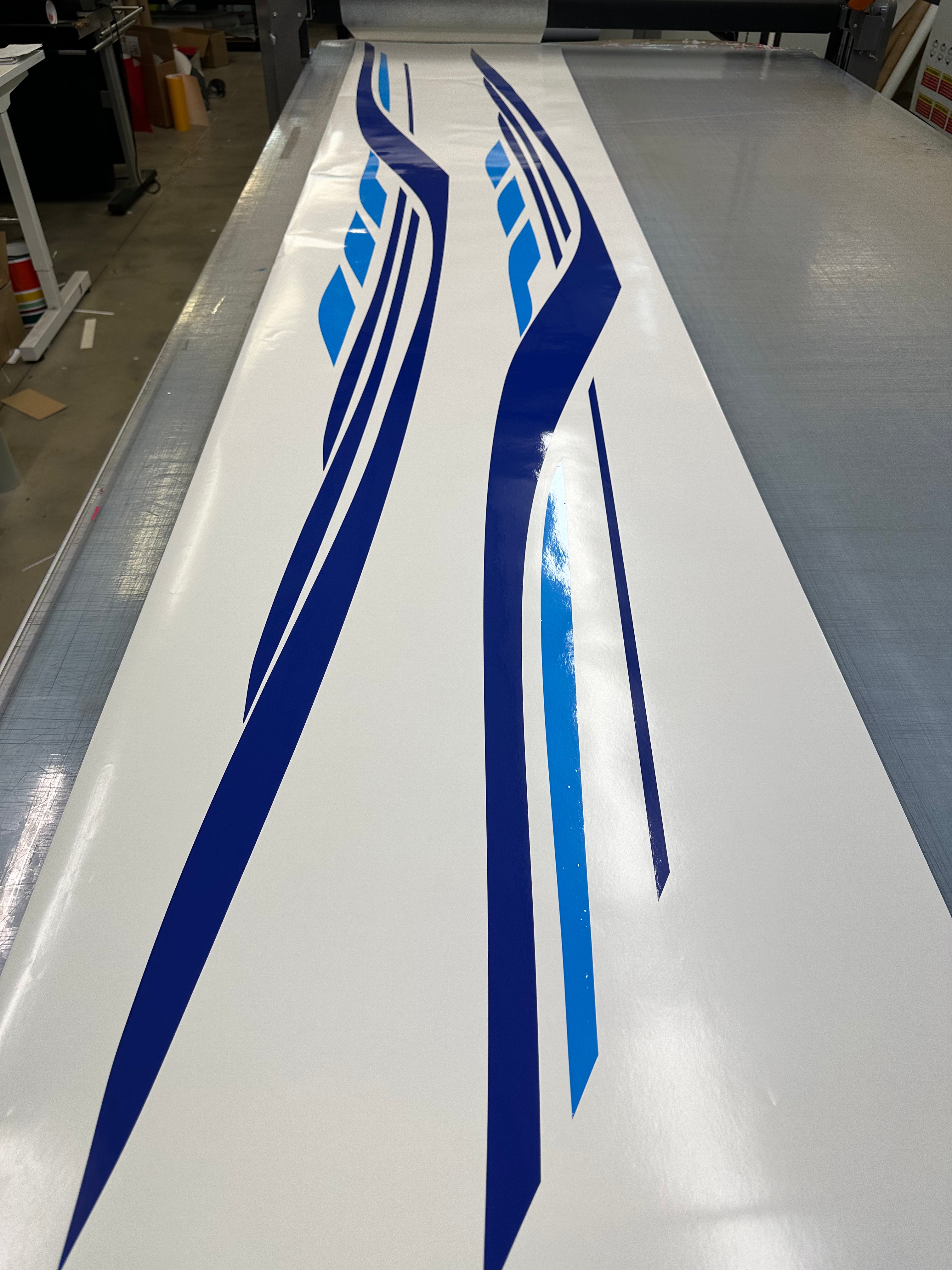 High-Quality Vehicle Stripe Stickers and Decals for RVs, Campervans, and More