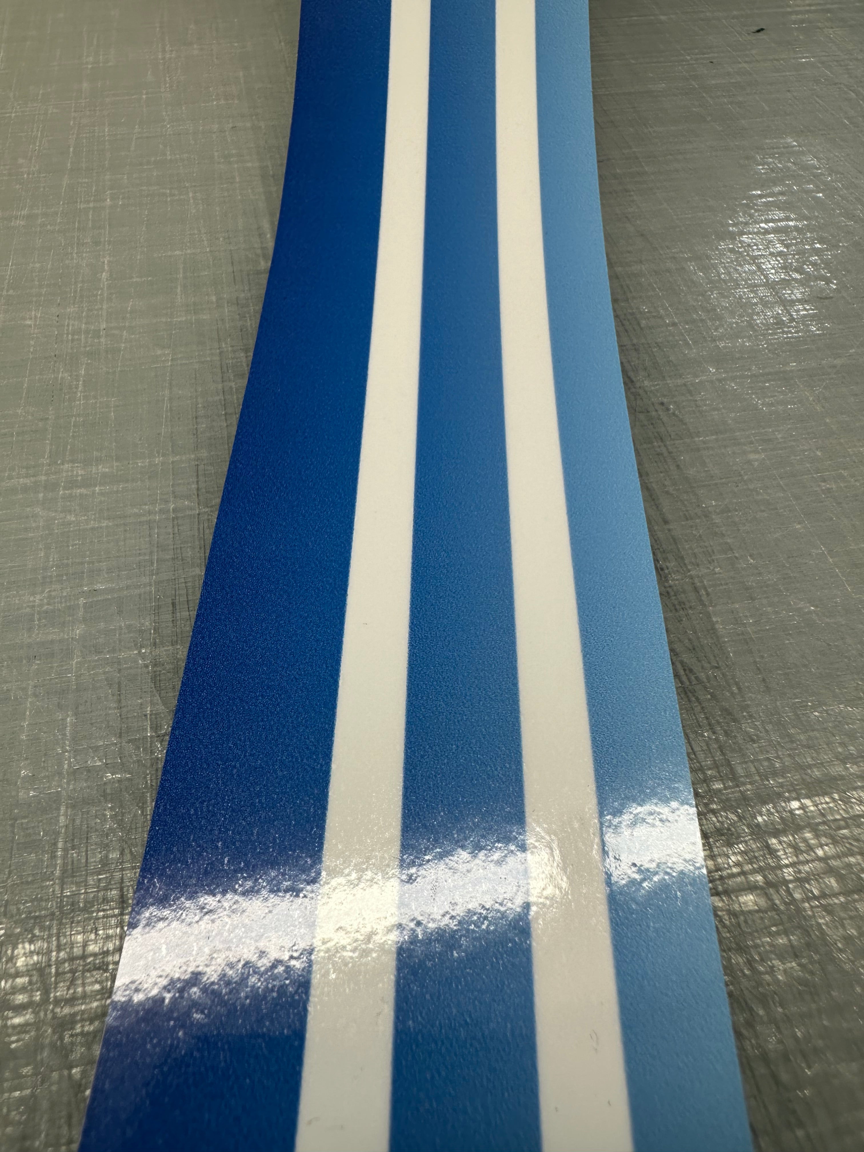 Blue Side Stripes for Van - Retro Style Pinstripe Vinyl Sticker Decal car vehicle