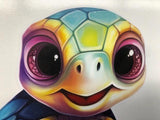 Baby Turtle sticker Decal for vehicle, motorhome, camper, van, window - Mega Sticker Store