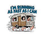 Funny Caravan & Motorhome Slow Vehicle Sticker | Mega Sticker Store