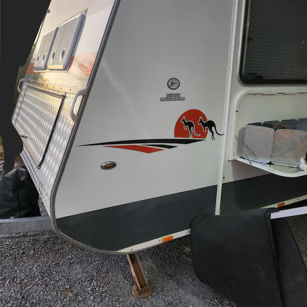 Kangaroo vehicle stripe for van Australia Sticker