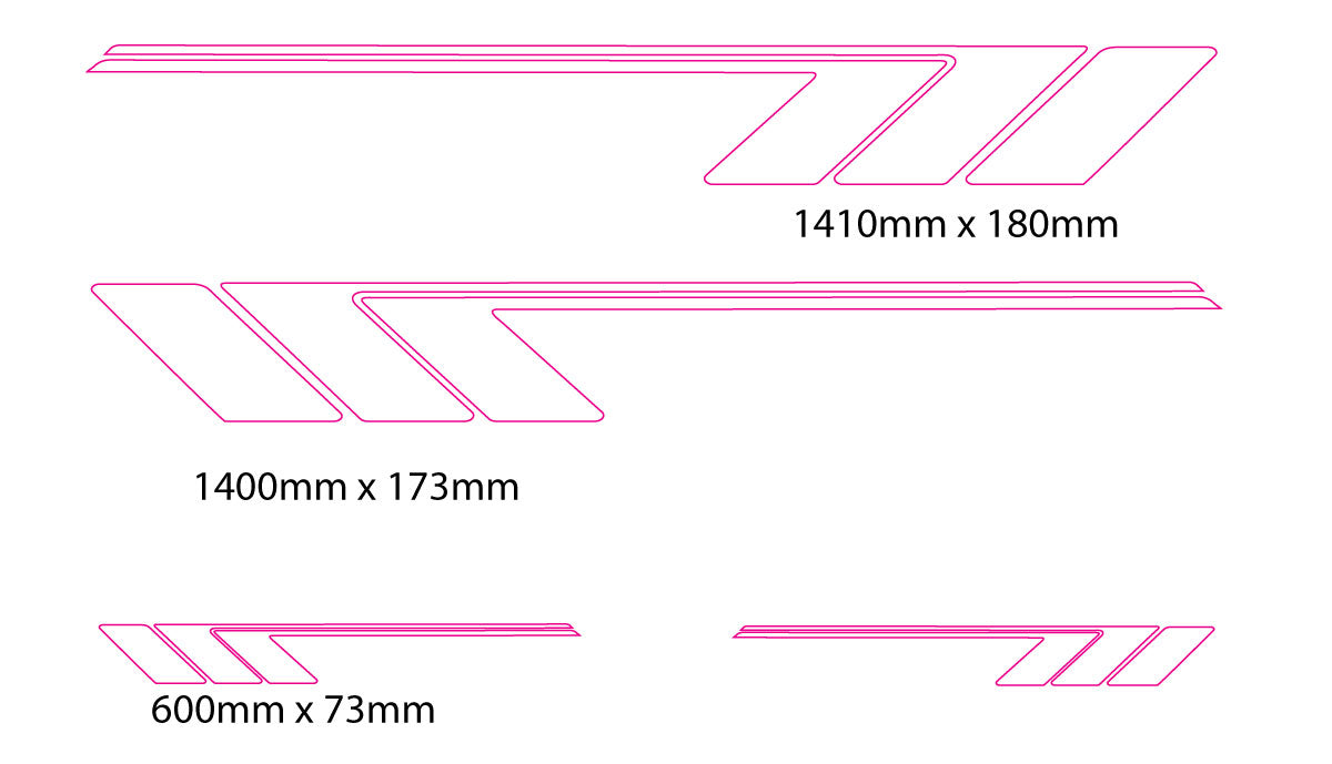 Retro Decals suitable for Toyota Landcruiser available in range of colours