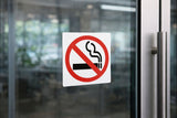 No Smoking Vinyl Stickers, Vehicle &amp; Workplace Warning Decals