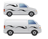 Palm Pinstripe Vehicle Decals stripes for campervan motorhome vehicle Transit Van