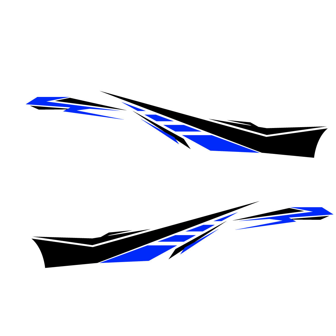 Razor Edge Racing Stripes Boat Graphics Vinyl Decal Kit