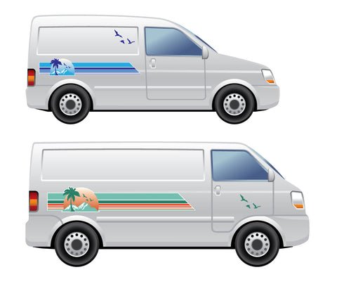Universal Vinyl Stripes Decals vehicles for Van, camper Motorhome, car ...