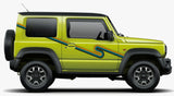 Suzuki Jimny Retro Decals, Custom Jimny Stripe Kit, Aftermarket Vinyl Side Graphics, 4x4 Styling Decal, Vehicle Custom Upgrade