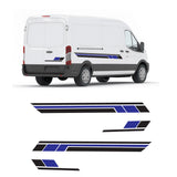 Universal van side graphics vinyl stripes decal for campers customized colours and sizes