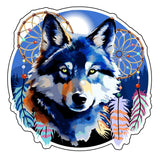 wolf dream catcher sticker decal car vehicle - Mega Sticker Store